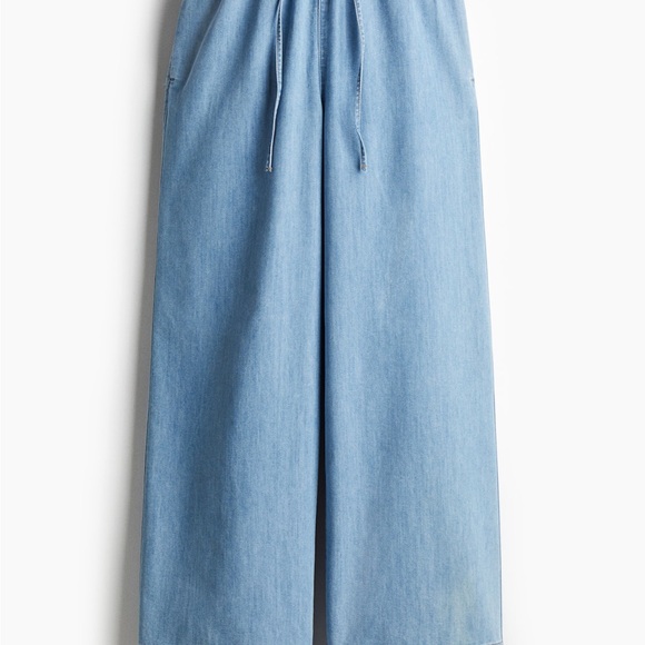 Light Blue Drawstring Pants - Picture 4 of 8